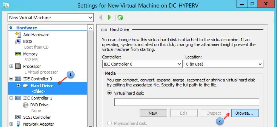 It is recommended to keep the virtual machine hard disks and virtual machine files together for management purposes. For example, copy the virtual machine hard disk into \\hqtmt820data.dcad2.