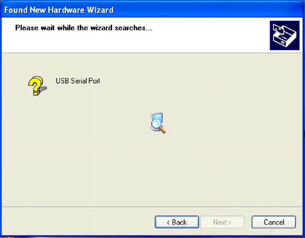 17 The hardware wizard will search for the needed file in the specified location and will copy the needed file to your