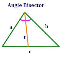 Chapter 4 Triangles Basic Length of Height, Median and Angle Bisector Height The formula for the length of a height of a triangle is derived from Heron s formula for the area of a triangle: where,,