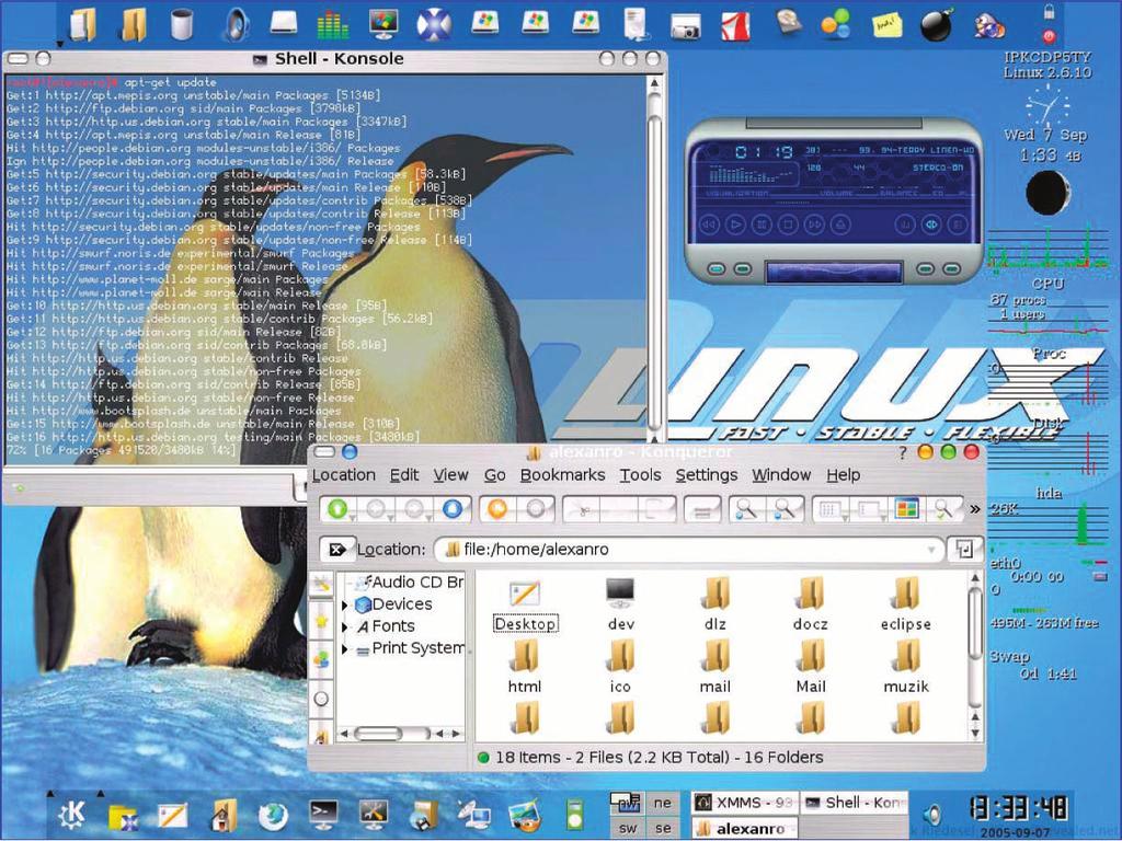 UNIX and LINUX UNIX operating system Originally designed to run on minicomputers on a network