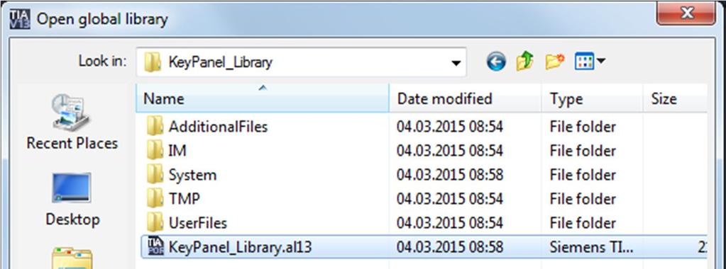 Unzip the zip-file of the library into an empty directory. 1. Start the TIA Portal. 2.