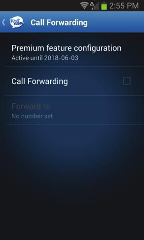 Using Call Forwarding Click on
