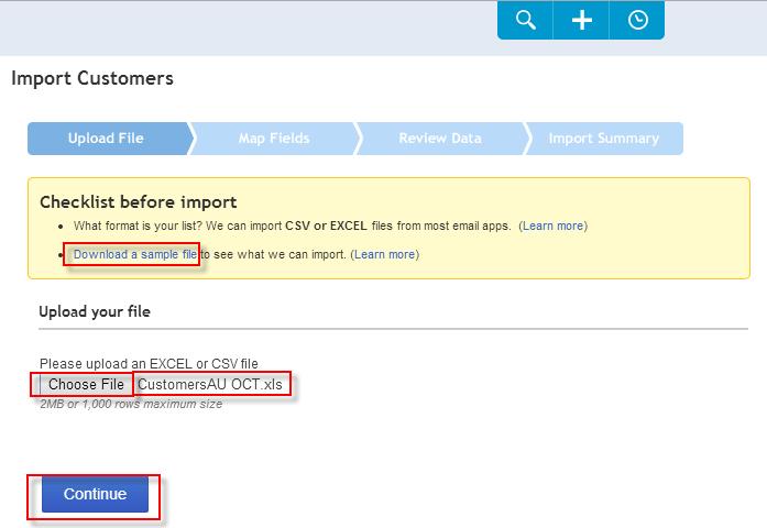 Importing Your Data CUSTOMERS TIP!