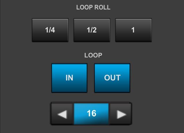 Toggling the TEMP button on and off will activate the selected effect only when the XY Pad is touched.