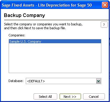 Chapter 3 Installing Sage Fixed Assets Lite Depreciation for Sage 50: Upgrading from a Prior Version In this chapter: Step 1: Backing Up Your Data................................................... 3-1 Step 2: Installing the Latest Version.