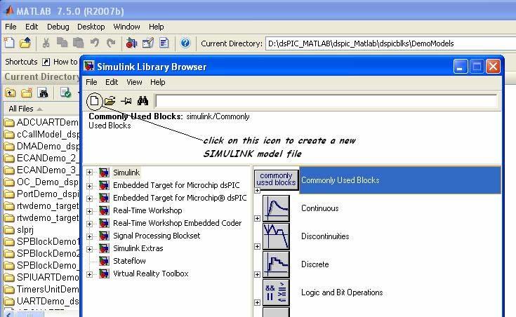 Create a new SIMULINK model-1 Click on Create a new Model in SIMULINK Library browser 2008 Microchip Technology Incorporated. All Rights Reserved. WebSeminar Title Slide 10 1.
