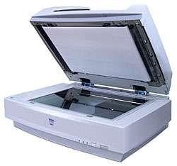 A flatbed scanner is a copier machine consist of a box having