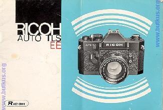 Ricoh auto TLS EE posted 9-29-'03 This camera manual library is for reference and historical purposes, all rights reserved. This page is copyright by, M. Butkus, NJ.
