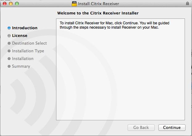 How to install Citrix on Mac OS X 7.