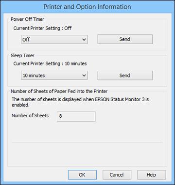 Changing the Power and Sleep Timer Settings - Windows You can use the printer software to change the time period before the product enters sleep mode or turns off automatically. 1.