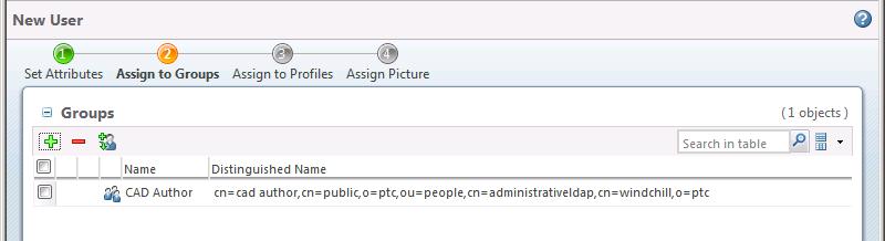 Note The Manager group is automatically added to the Product Creators group and the Library Creators group.