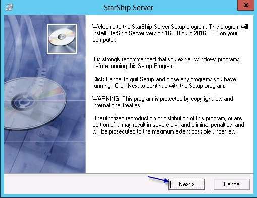 Section C Install StarShip Server 1. Download an