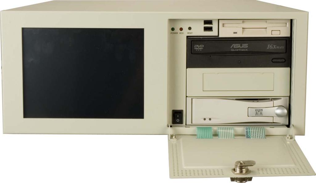 Figure 2-2: RPC-6010G Front Panel Door Open (Drives Not Included) 2.1.2 Rear Panel The RPC-6010G rackmount workstation is available with either a 14-slot rear panel bracket or an ATX motherboard rear panel bracket.