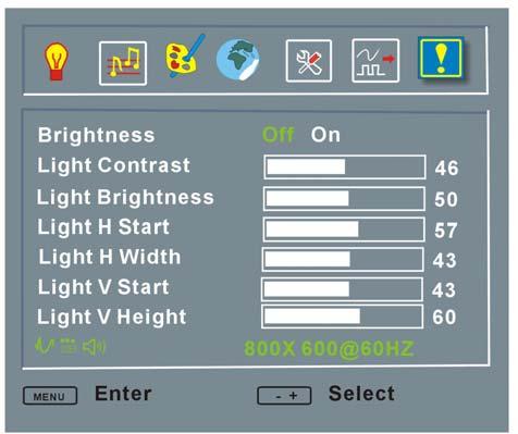 6.2.6 Backlight The Backlight menu in Figure 6-7 enables users to configure the LCD backlight. Figure 6-7: Backlight Menu Backlight Menu options are described below.