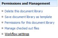 From the document library, click the Settings menu and then select Document Library Settings 2.