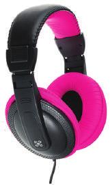 5mm (1/8 ) audio devices Pink Kid Safe Volume Limited Headphones - Mixed PDQ / Contents 4 / RRP $29.