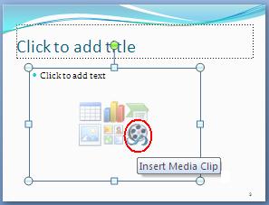Make your selections here for start and stop preferences. Click OK when done. Insert Media Object Movie 1. Insert from File 1.1. Save your own movie file in.
