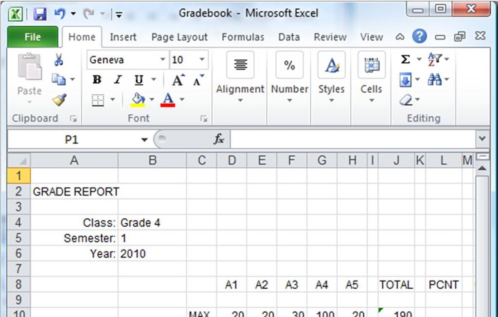 Lesson 4: Introduction to the Excel Spreadsheet Appreciating the power of spreadsheet templates A caveat before you begin: You'll find it easiest to use the tutorial if you follow the directions