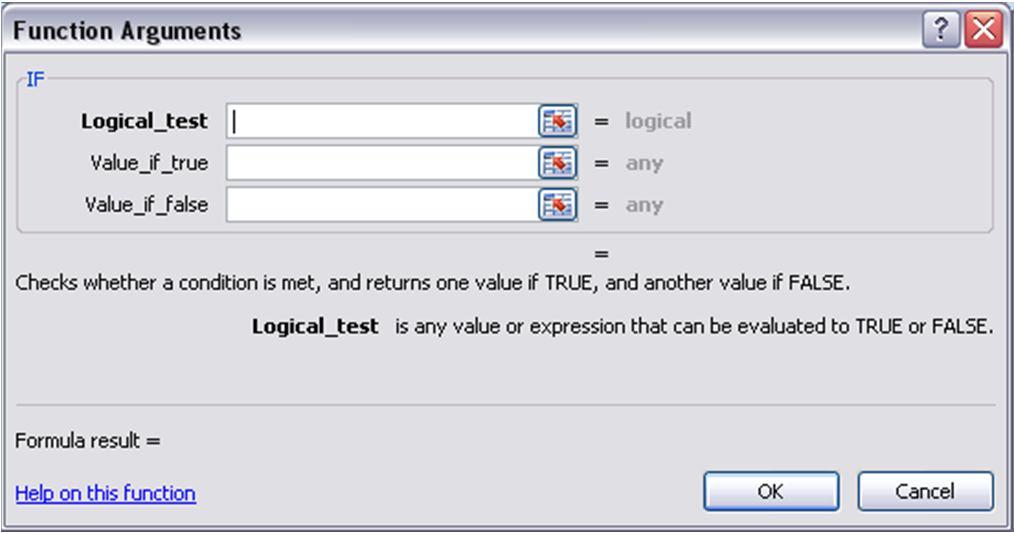 displayed in the Function Arguments dialog box (Fig. 4.