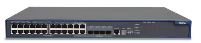 DATA SHEET SWITCHING H3C S5500-SI SerIeS GIGabIt ethernet SwItCHeS S5500-28C-SI / S5500-28C-PWR-SI S5500-52C-SI / S5500-52C-PWR-SI Overview H3C S5500-SI Series Gigabit Ethernet Switches deliver