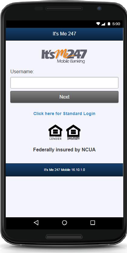 LOGGING IN FOR THE FIRST TIME When you start a new member at your credit union, they can complete their initial enrollment in Mobile Web Banking.