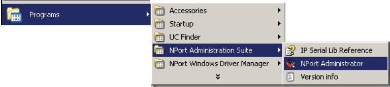 To select multiple NPort 5200s, hold down the Ctrl key when selecting additional NPort 5200s, or hold down the Shift key to