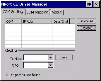 0. These drivers are designed for use with Windows CE 5.0/6.0. When the drivers are installed and configured, devices that are attached to serial ports on the NPort 5000 will be treated as if they were attached to your PC s own COM ports.