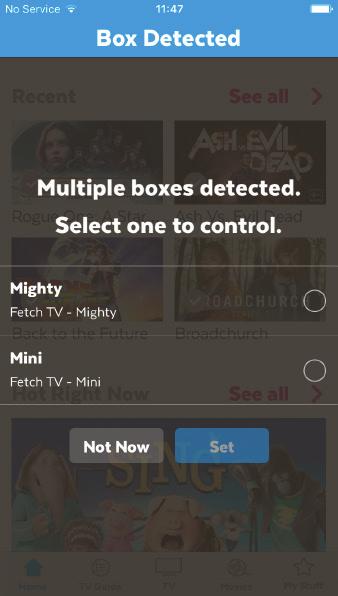 3 Connect to your Fetch Box We ll automatically connect to your Fetch box when you sign into the app with your activation code and PIN.
