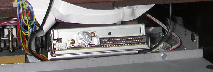Pay close attention to the orientation of the red strip on the data cable.