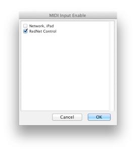Output Device MIDI Input Protocol MIDI Output Protocol RedNet 4 / RedNet MP8R MIDI