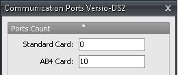 In Configured Devices select View, and then Ports Count: 3.