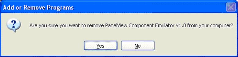 The Microsoft device emulator and Virtual PC programs are still needed by the PanelView Component emulators that remain installed.