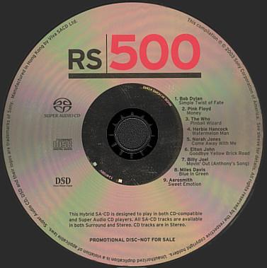 RS500 Label: Sony none Release date: 2003
