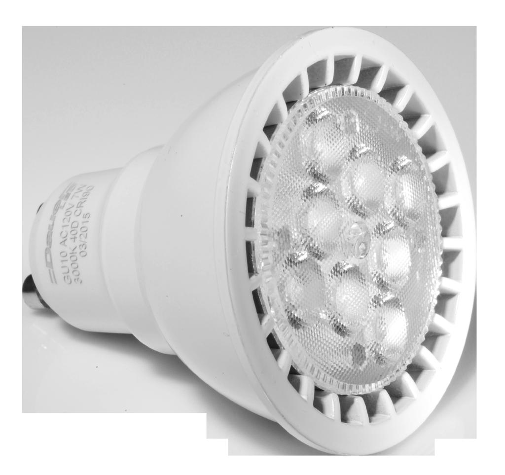 TM Type: Model: SPECIFICATION SHEET Project: GU1 7.4 W LED Lamps SPECIFICATIONS BASE: GU1 base VOLTAGE: 12 V WATTAGE: 7.