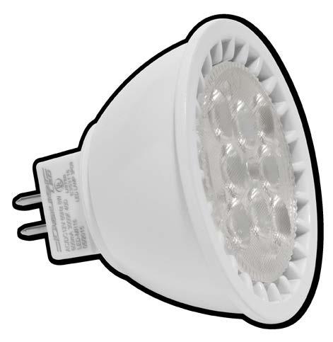 TM Type: Model: SPECIFICATION SHEET Project: MR16 7.4 W LED Lamps SPECIFICATIONS BASE: GU5.3 bi-pin base VOLTAGE: 12V WATTAGE: 7.