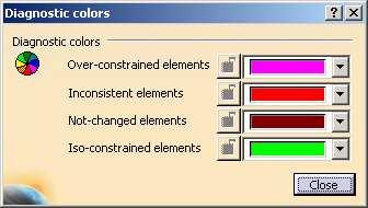 Go to Menu Tools > Options > Mechanical Design > Drafting > Geometry and check the Display constraints option.