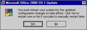 Insert your Office 2000 installation CD or establish the appropriate network location and click OK. See figure 19.