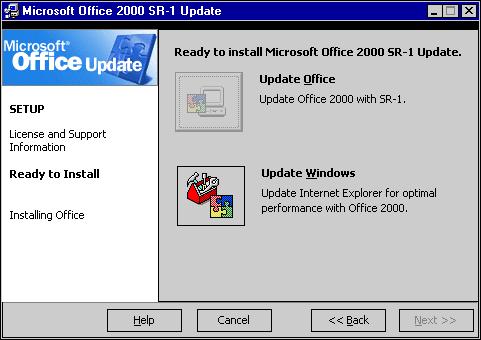 12. Microsoft recommends that you update Internet Explorer to version 5.01 or later for optimal performance with Office 2000.
