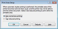 sheet of paper is as follows: Performing automatic duplex printing You can perform the duplex printing without having to turn over the paper. 1. Open the printer driver setup window 2.