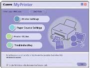 Solution Menu and My Printer Стр. 25 из 396 стр. You can also start My Printer from Solution Menu. Install My Printer from the Setup CD-ROM when it has not been installed or has been uninstalled.
