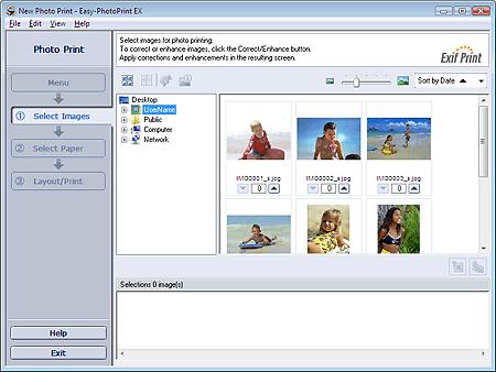 Selecting a Photo Стр. 99 из 396 стр. Advanced Guide > Printing from a Computer > Printing with the Bundled Application Software > Printing Photos > Selecting a Photo Selecting a Photo 1.