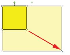To constrain object proportions during resizing, right-click the object and choose Fixed Aspect Ratio. To rotate an object 1. Select the object to rotate.