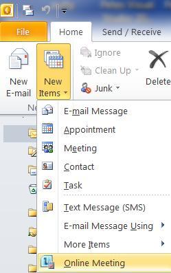 You can create a Lync meeting request and put in the external user into