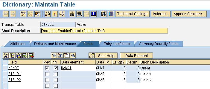 In the Fields tab, specify the following fields as mentioned in the below table.