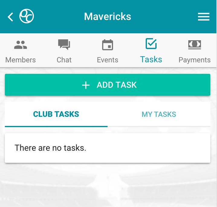 Create Tasks for Team Members Go to the tasks tab and