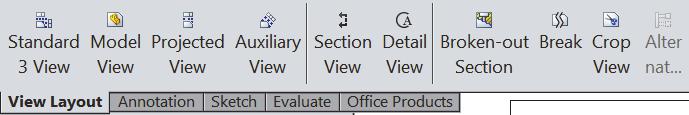 If you have SolidWorks, SolidWorks Professional, or SolidWorks Premium, the Office Products tab appears on the CommandManager.