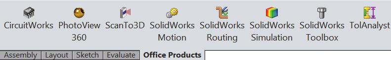 SolidWorks 2014 Tutorial Below is an illustrated CommandManager for a default Assembly document.
