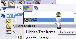 SolidWorks 2014 Tutorial Activity: AXLE Part-Save Save the part. 39) Click Save As from the Drop-down Menu bar. 40) Click the DOCUMENTS file folder.