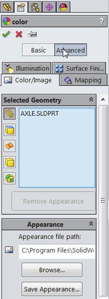 To display the simplified Color/Image or Mapping interfaces, click the Basic tab. Sketching in SolidWorks is the basis for creating features.