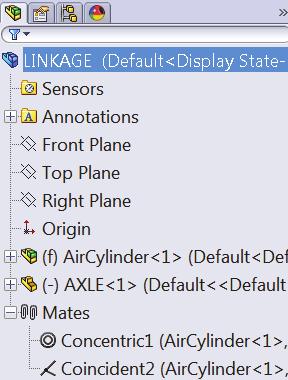 The selected planes are displayed in the Mate Selections box. Coincident mate is selected by default. 235) Click the Green Check mark. 236) Click OK from the Mate PropertyManager.